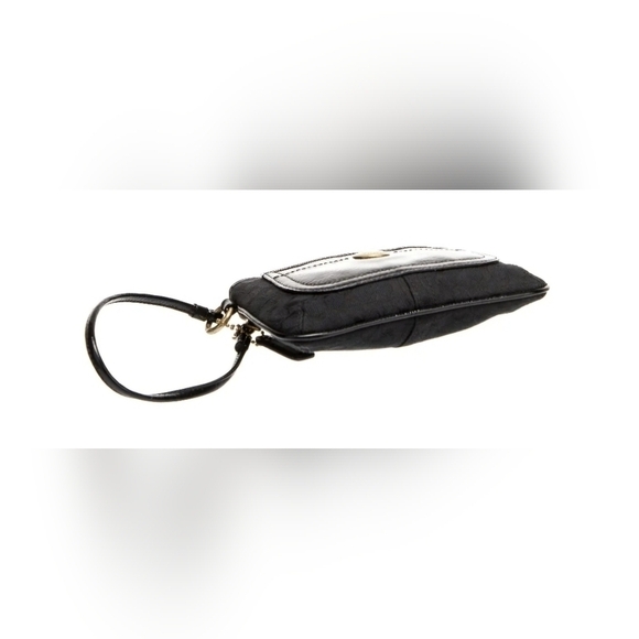 Coach | 1941 Leather Trim Canvas Wristlet | Color: Black | Vintage - Picture 7 of 13